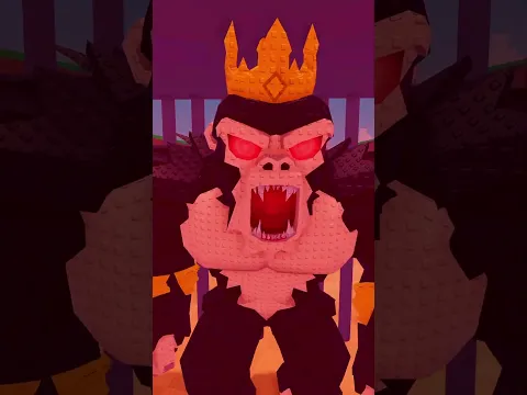 Gorilla King Vs Cage In Steal An Egg