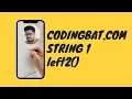 11 Codingbat String 1 left2 Java coding practice UiBrains by Naveen Saggam