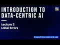 Lecture 2 Label Errors