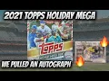 2021 Topps Holiday Mega Box Pulled my first AUTOGRAPH out of retail Walmart Canada Review