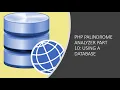 PHP is a Palindrome Part 10 Using a Database