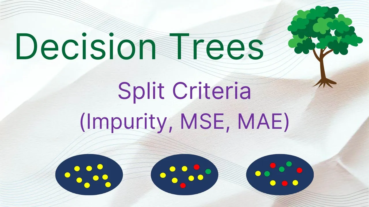 Decision Trees - Split Criteria