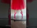 Download Lagu Ballerina Wearing Red Pointe Shoes \u0026 Tutu! TikTok Ballet Video!
