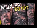 Realistic Medusa Tattoo Powerful Black Grey Tattoo Art