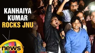 kanhaiya kumar rocks jnu with rousing azaadi slogans freedom in india mango news