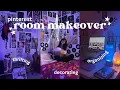AESTHETIC ROOM MAKEOVER thrifting furniture decorating organizing pinterest-inspired