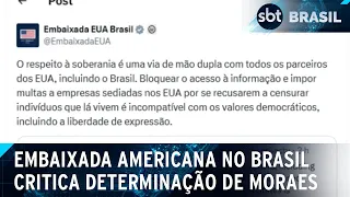 Governo Trump critica bloqueio de empresas norte-americanas pelo Brasil | SBT Brasil (26/02/25)