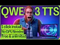 Run Qwen 3 TTS Free Unlimited No GPU Needed 1-Click Colab