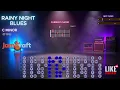 Rainy Night Blues Backing Track 🌧️ in C Minor | 57 BPM Slow Guitar Jam