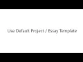 Notion Student Planner How to Use Essay Assignment Template
