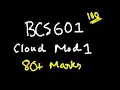 CLOUD COMPUTING MODULE 1 BCS601 22 Scheme VTU 6th SEM CSE