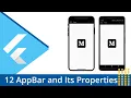 Flutter Tutorial - 12 AppBar and Its Properties Clone AppBar of Medium App