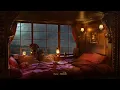 Rain on Window with Wind Sounds - Heavy Rain Sounds for Sleep, Study and Relaxation | 3 Hours