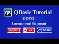 Complete Tutorial On GOTO Statement In QBASIC In Hindi