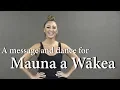 Download Lagu A message and dance for Mauna a Wākea _ Poli'ahu I Ke Kapu _メッセージ＆オリ＆フラ_フラミー#37