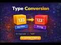Type Conversion in Java Script Part-7 Lycronic Coding