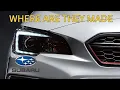 WHO ARE THE MAKER of SUBARU CARS AND WHERE ARE THEY BUILT