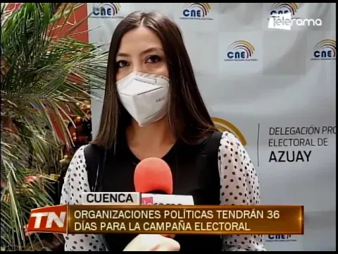 Organizaciones políticas tendrán 36 días para la campaña electoral