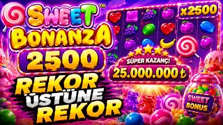 SLOT OYUNLARI 🍭 SWEET BONANZA 2500 🍭 REKOR ÜSTÜNE REKOR !! #slotoyunları