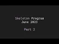 Skeleton Program AS level June 2023 explanation 2 Inputs