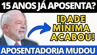 15 ANOS DE CONTRIBUIÇÃO CONSEGUE APOSENTAR? GOVERNO ANUNCIA NOVAS MUDANÇAS NA APOSENTADORIA