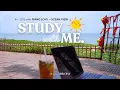 Download Lagu 📚 1-HOUR Deep Focus Study with Me | Ocean View, Lo-fi Piano, \u0026 Sea Waves | Pomodoro 25/5 with Timer