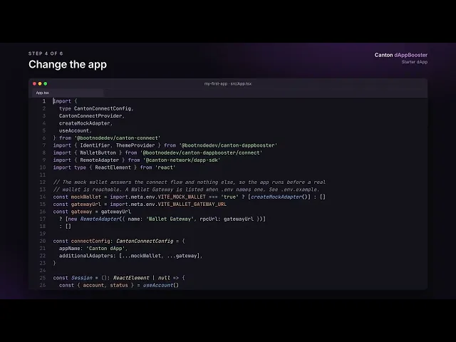 Watch: Starter dApp