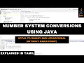 Converting Octal Numbers to Binary and Hexadecimal Numbers in Java