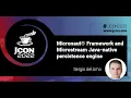 Micronaut Framework and MicroStream Java-native persistence engine Sergio del Amo EN