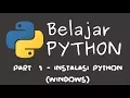 Belajar Python Part 1 - Instalasi Python
