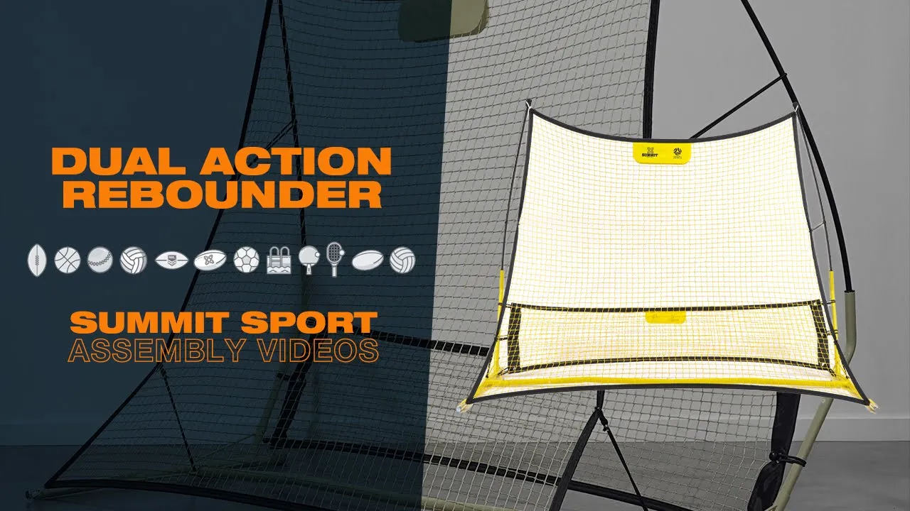 SUMMIT Football Australia Dual Action Soccer Rebounder