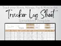Trucker Log Sheet Truck Driver Daily Log Book Truck Driving Spreadsheet Template
