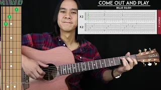 come out and play guitar cover acoustic billie eilish tabs chords 
