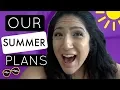 Summer Learning Plans
