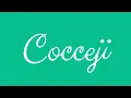 Learn how to Sign the Name Cocceji Stylishly in Cursive Writing