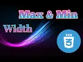Max Width Min Width Margin auto in CSS3 tutorial in hindi