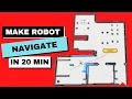 Navigation simulating Movebase Navigation Framework for ROS Costmap Planner Part 5