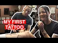 Tattooing Myself for the First Time Tattoo Apprentice