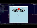 Maa Durga Face using Python