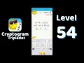 Cryptogram Tripledot Level 54 Answer SolutionGuruji