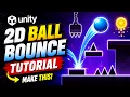 Unity 2D Ball Bounce Tutorial Unity 2D Ball Movement How To Make A Ball Bounce In Unity 2D