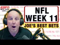 FREE NFL PICKS for Week 11 from Joe Wiz as heard on ESPN New York