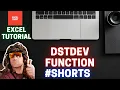 DSTDEV Function Microsoft Excel Tutorial