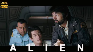 Alien 1979 Distress Signal Parker Protests Movie Clip 4K R10 Remaster Dolby Vision Mastered