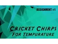Crickets Chirps For Temperature Code