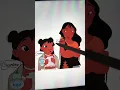 Lagu Lilo’s transformation #disney #art #digitalart #glowup #shorts