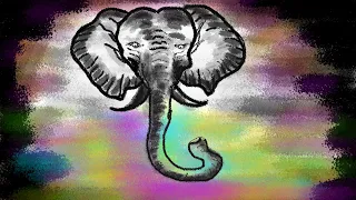 how to paint elephant head in photoshop cc