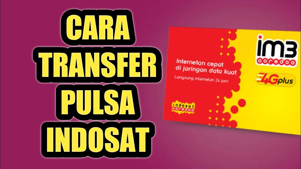 cara transfer pulsa indosat TERMUDAH. 