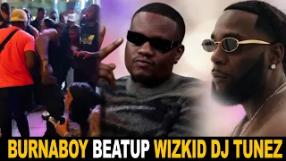 burna boy beatup wizkid dj tunez at obis house