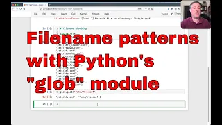 Python standard library Directory listings with the glob module
